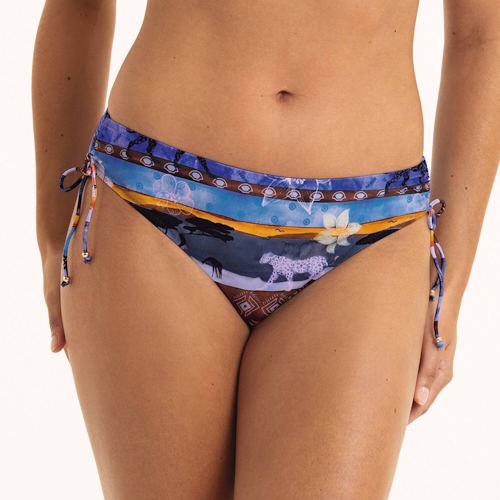 Rosa Faia Swimwear Lorie blue bikini brief