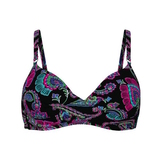 Rosa Faia Swimwear Maja black padded bikini bra