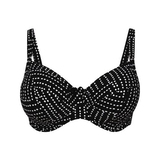 Rosa Faia Swimwear Luna black soft-cup bikini bra