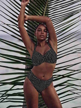 Rosa Faia Swimwear Luna black soft-cup bikini bra