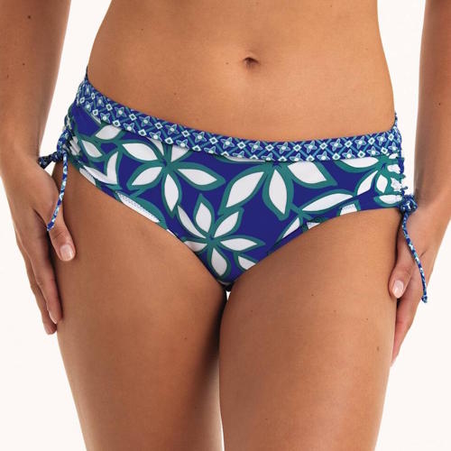 Rosa Faia Swimwear Ebru blue bikini brief