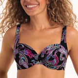 Rosa Faia Swimwear Hermine black soft-cup bikini bra
