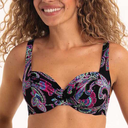 Rosa Faia Swimwear Hermine black soft-cup bikini bra