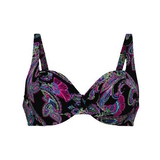 Rosa Faia Swimwear Hermine black soft-cup bikini bra