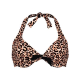 Rosa Faia Swimwear Loretta black/brown padded bikini bra