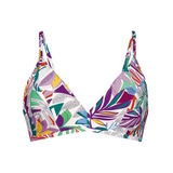 Rosa Faia Swimwear Melissa white/print padded bikini bra