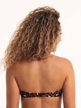 Rosa Faia Swimwear Leandra brown padded bikini bra