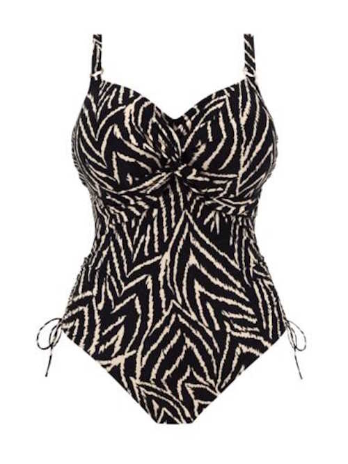 Fantasy Swim Silhouette Island black/print bathingsuit