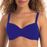 Rosa Faia Swimwear Smilla blue soft-cup bikini bra