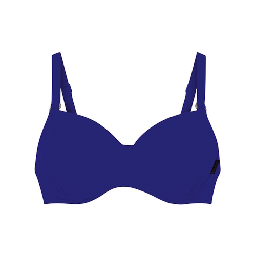 Rosa Faia Swimwear Smilla blue soft-cup bikini bra