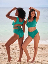 Rosa Faia Swimwear Vroni aqua padded bikini bra