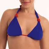 Rosa Faia Swimwear Luisa blue padded bikini bra