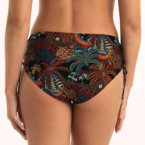 Rosa Faia Swimwear Anny black/print bikini brief