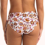 Rosa Faia Swimwear Amy white/print bikini brief