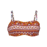 Rosa Faia Swimwear Bella orange soft-cup bikini bra