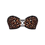 Rosa Faia Swimwear Giulia brown padded bikini bra