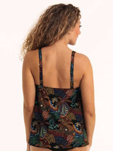 Rosa Faia Swimwear Mabela black/print tankini top