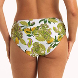 Rosa Faia Swimwear Ida white/print bikini brief