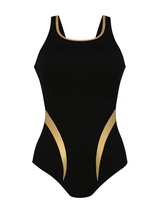 Anita Care Padilla black/gold prosthetic swimsuit