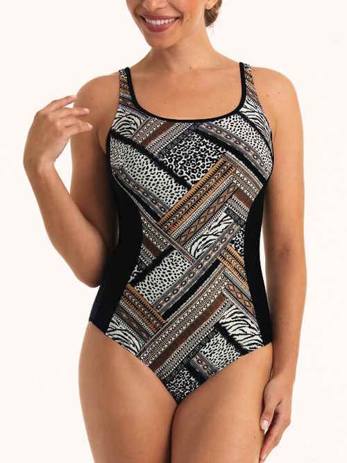 Anita Care Togo black/brown prosthetic swimsuit