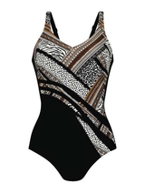 Anita Care Dirban black/print prosthetic swimsuit