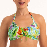Anita Care Santa Rosa white/print prosthetic bikini top