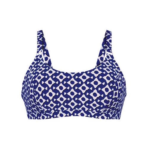 Anita Care Nola blue prosthetic bikini top