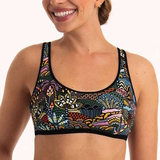 Anita Care Laila black/print prosthetic bikini top