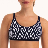 Anita Care Alia navy blue prosthetic bikini top