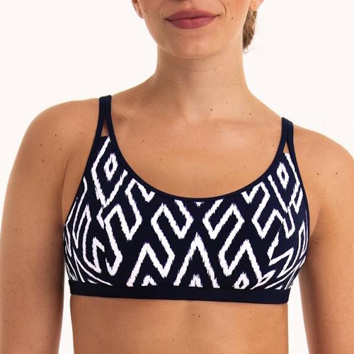 Anita Care Alia navy blue prosthetic bikini top