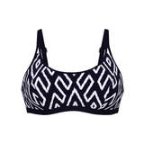 Anita Care Alia navy blue prosthetic bikini top