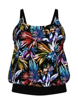 Anita Care Girona black/print prosthetic tankini