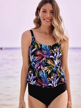 Anita Care Girona black/print prosthetic tankini