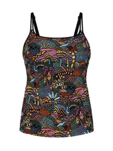 Anita Care Rimini black/print prosthetic tankini