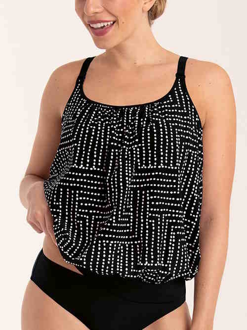 Anita Care Pocatello black prosthetic tankini