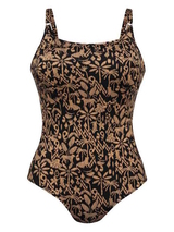 Anita Care Merritt black/print prosthetic swimsuit