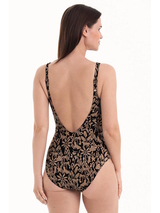 Rosa Faia Swimwear Elouise black/print bathingsuit