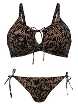 Rosa Faia Swimwear Sara black/print set