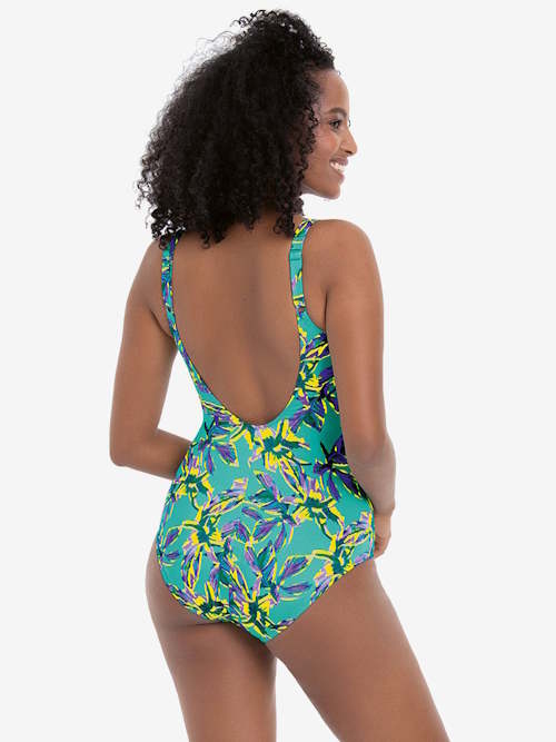 Rosa Faia Swimwear Marie aqua/print bathingsuit