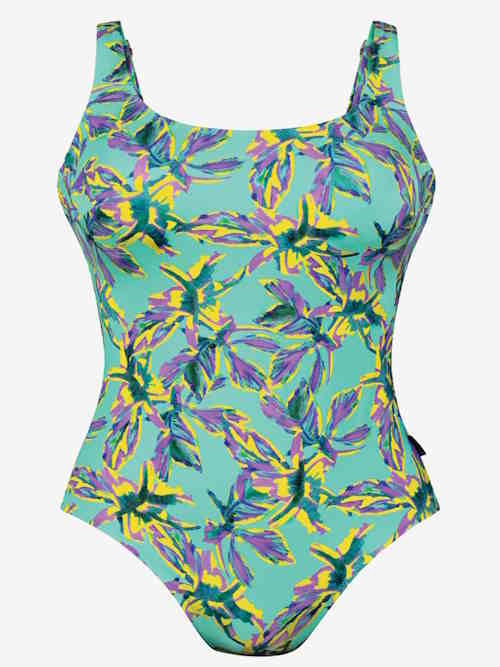 Rosa Faia Swimwear Marie aqua/print bathingsuit