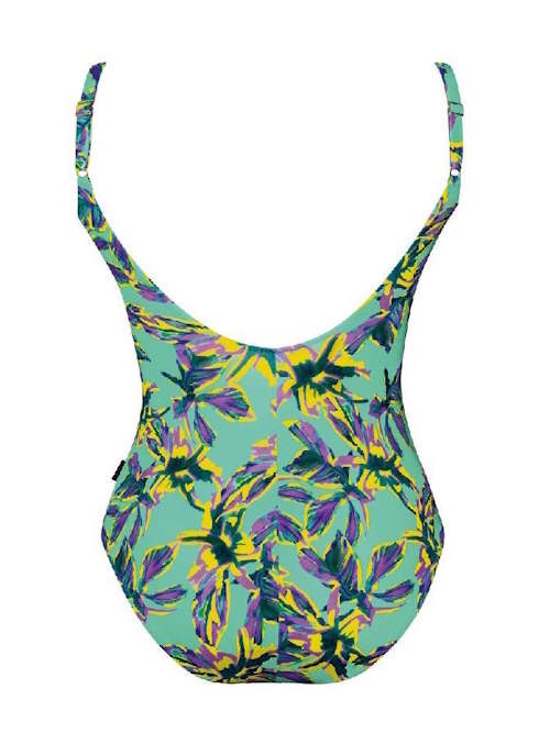 Rosa Faia Swimwear Marie aqua/print bathingsuit