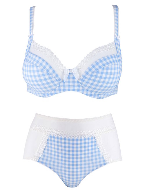 Louisa Bracq So Vichy blue/white set