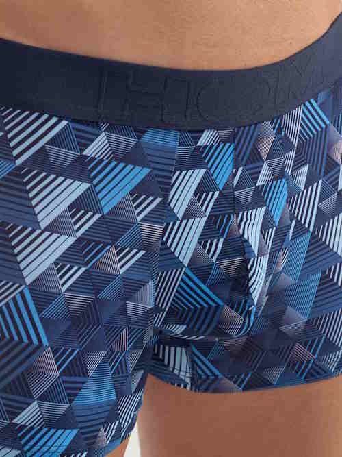 HOM Mekong blue/print boxer short