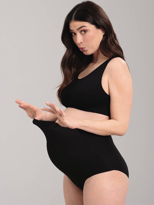 Anita Maternity Essential black maternity brief