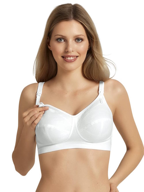 Anita Maternity Miss Cotton white nursing bra