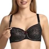 Anita Maternity Fleur black nursing bra