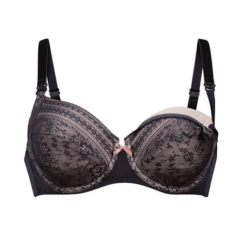 Anita Maternity Fleur anthracite nursing bra