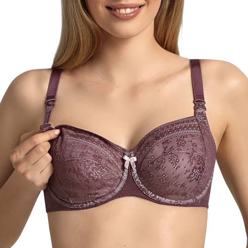 Anita Maternity Fleur berry nursing bra