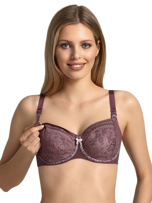 Anita Maternity Fleur berry nursing bra