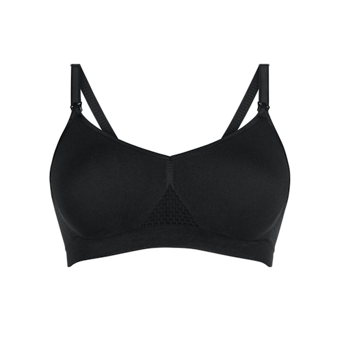 Anita Maternity Seamless black nursing bra